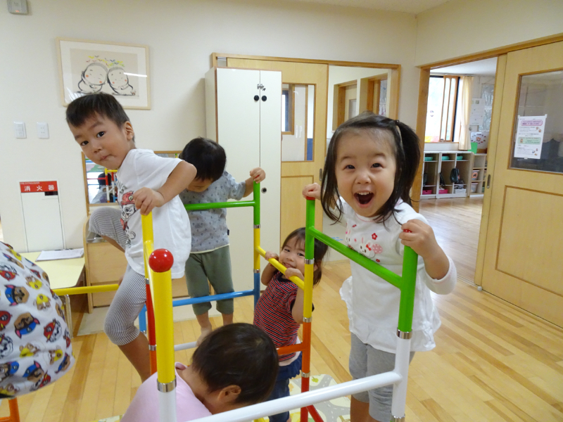 ２歳ジャングルジム